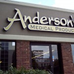 Channel Lettering - Anderson's Medical Products
