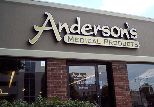 Channel Lettering Signs - Anderson's Medical Products