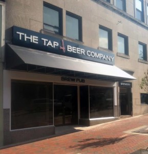 Awnings - The Tap Brewery in Bloomington, Indiana