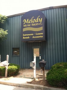 Awnings - Melody Music Shop in Bloomington, Indiana
