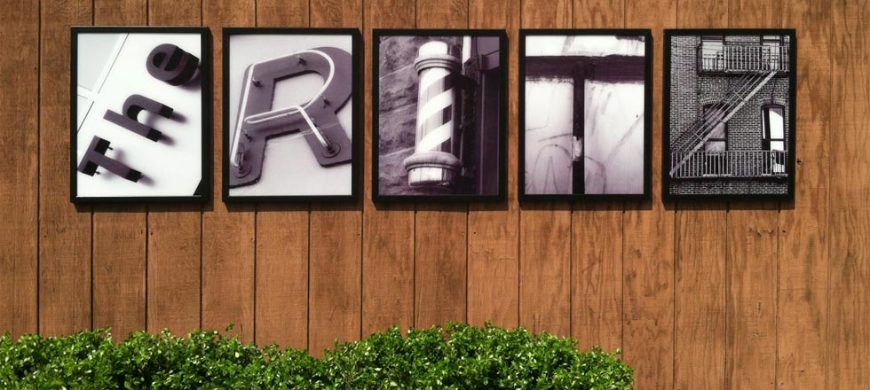 The Ritz Barbershop Sign by Delphi Signs