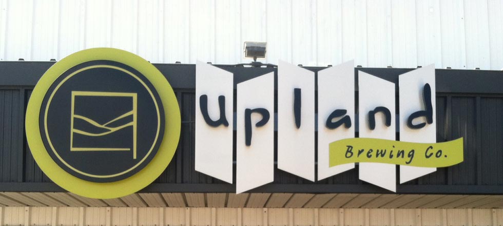 Upland Brewing Company Sign by Delphi Signs
