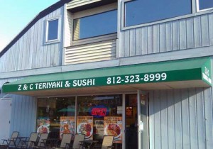 Awnings - Z & C Teriyaki & Sushi Restaurant in Bloomington, Indiana