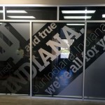Interior Signs - Frosted Vinyl Indiana University