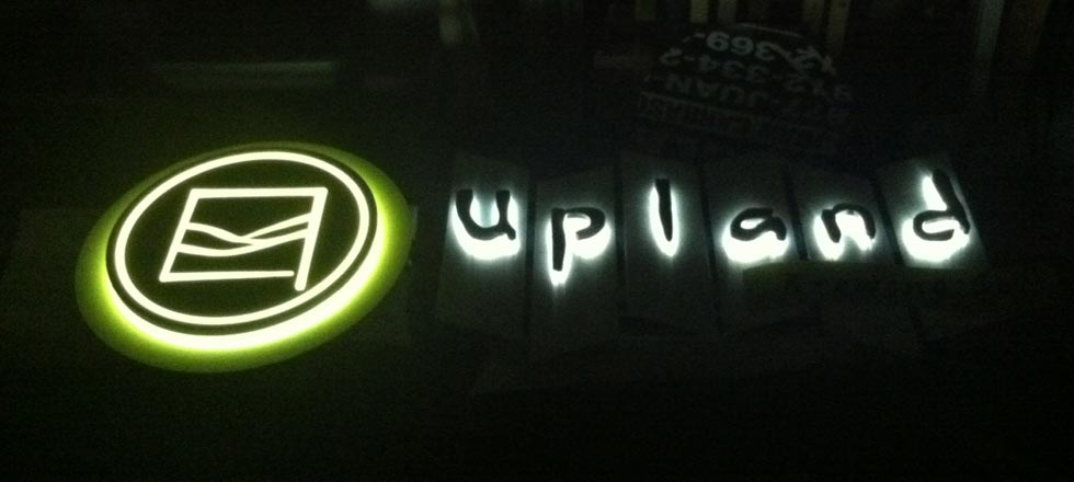 Upland Brewery Backlit Sign by Delphi Signs