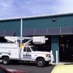 Awnings - Solar Powered at World Wide Automotive in Bloomington, Indiana